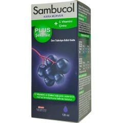 Sambucol Plus Şekersiz Şurup 120 ml