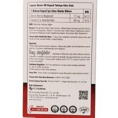 Ligone Demir Ferrous Bisgliycinate + Vitamin C 60 Kapsül