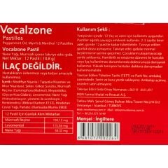 Vocalzone Klasik Pastil 12'li