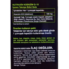 Nutraxin Koenzim Q10 30 Kapsül