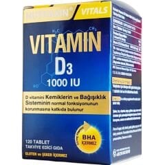 Nutraxin Vitamin D3 1000 IU 120 Tablet