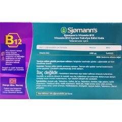 Sjomann's B12 Çiğnenebilir Jel 30 Tablet