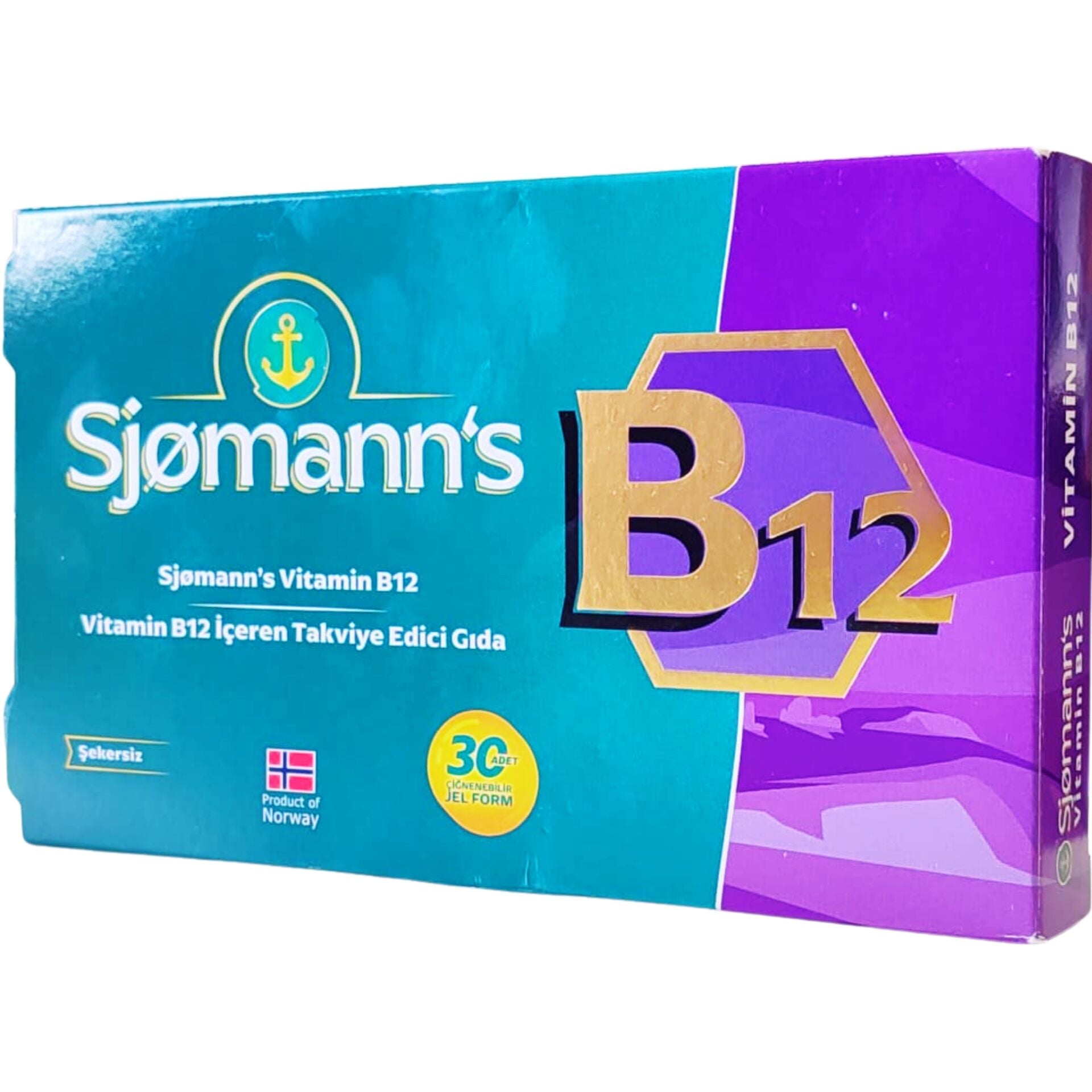 Sjomann's B12 Çiğnenebilir Jel 30 Tablet