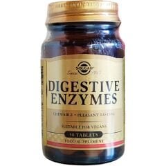 Solgar Digestive Enzymes Sindirim Enzimleri 50 Çiğnenebilir Tablet