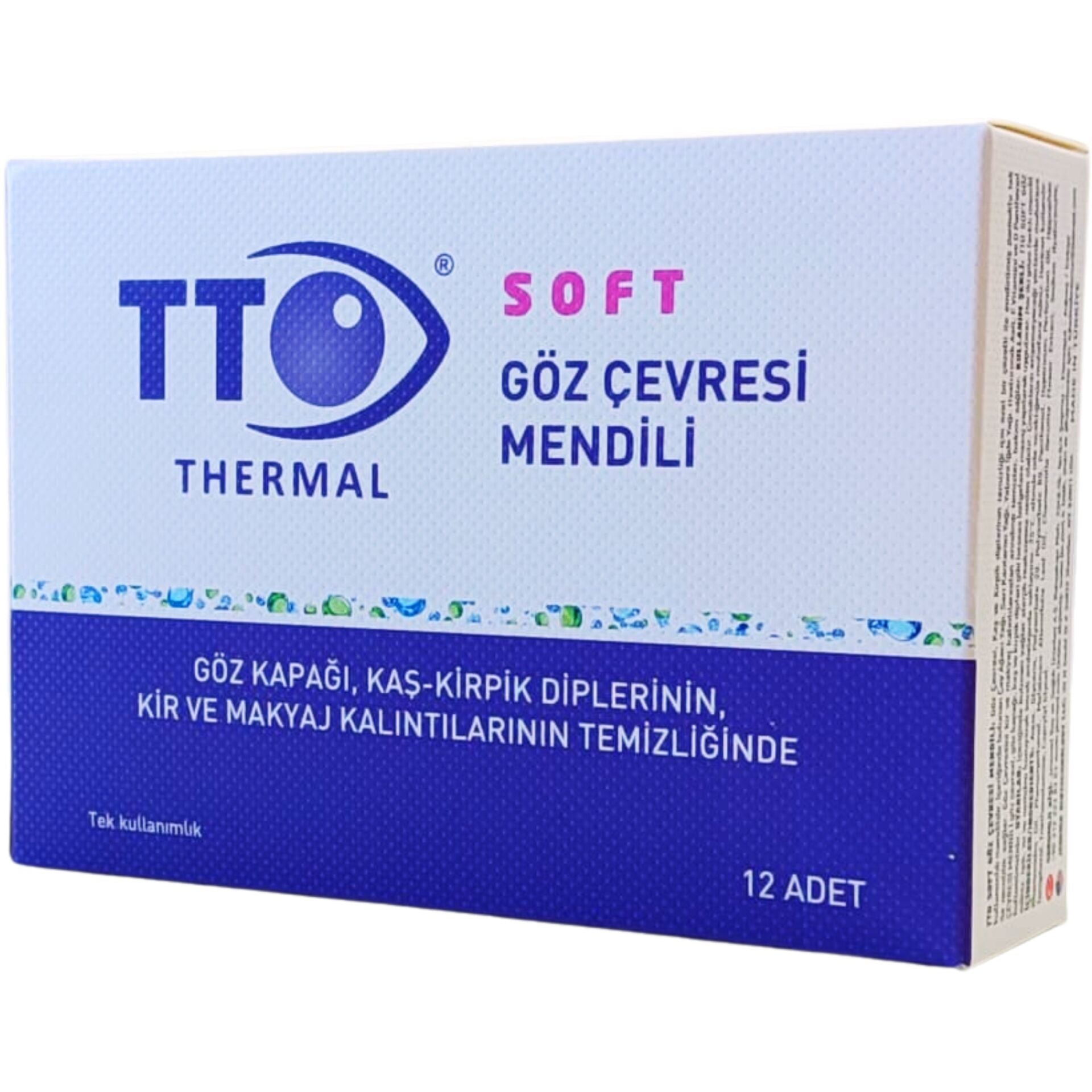 TTO Thermal Soft Göz Çevresi Mendili 12 Adet