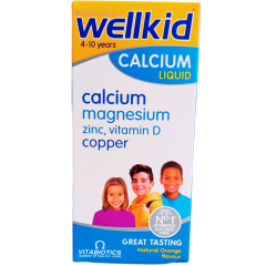Wellkid Calcium Liquid Şurup 150 ml