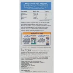 Vitabiotics Wellkid Calcium Liquid Takviye Edici Gıda 150 ml