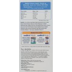 Vitabiotics Wellkid Calcium Liquid Takviye Edici Gıda 150 ml