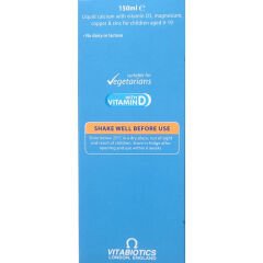 Vitabiotics Wellkid Calcium Liquid Takviye Edici Gıda 150 ml