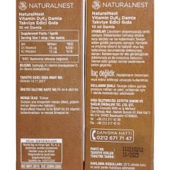 Naturalnest Vitamin D3K2 Damla 10 ml-200 Damla