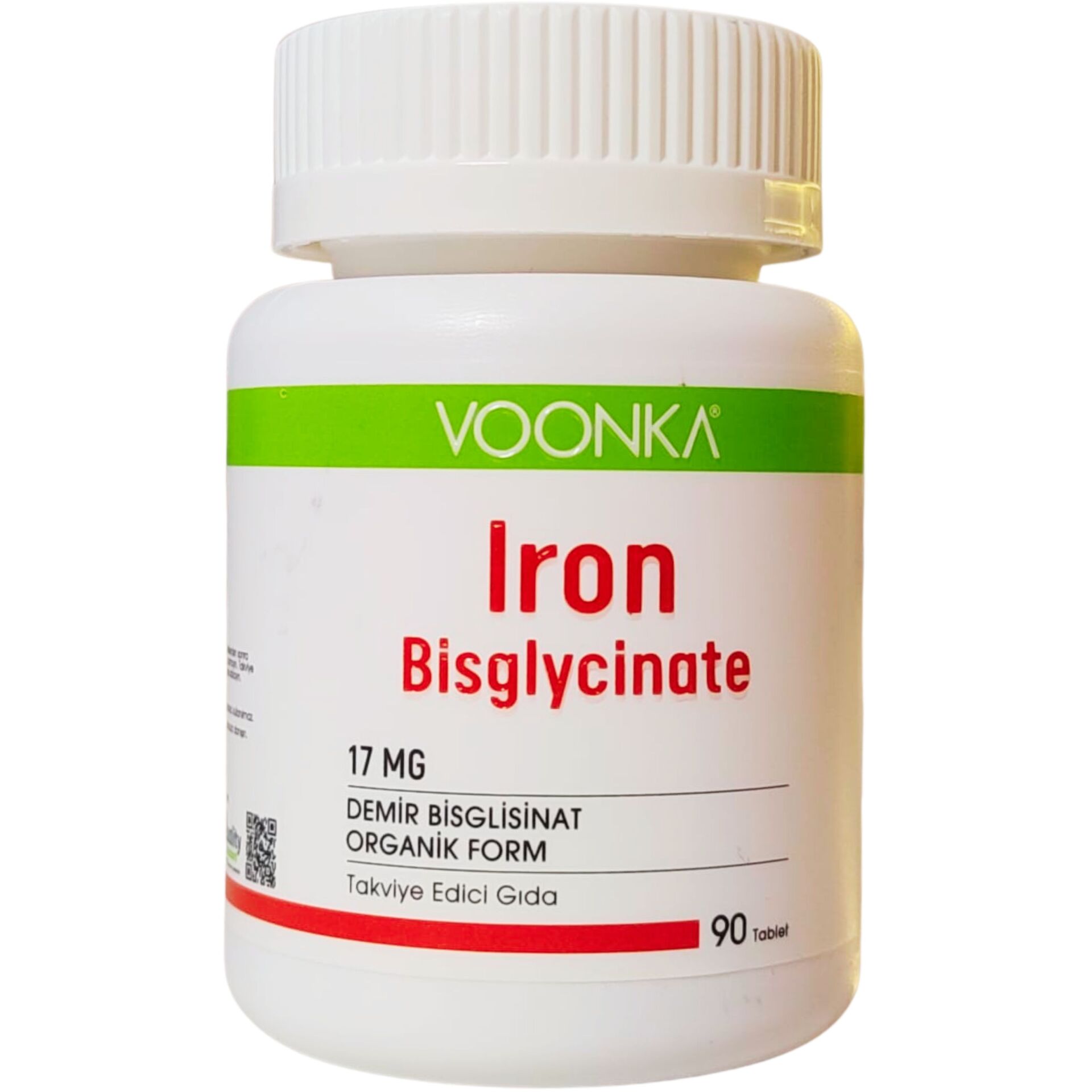 Voonka Iron Bisglycinate Demir 90 Tablet