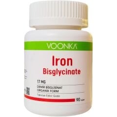 Voonka Iron Bisglycinate Demir 90 Tablet