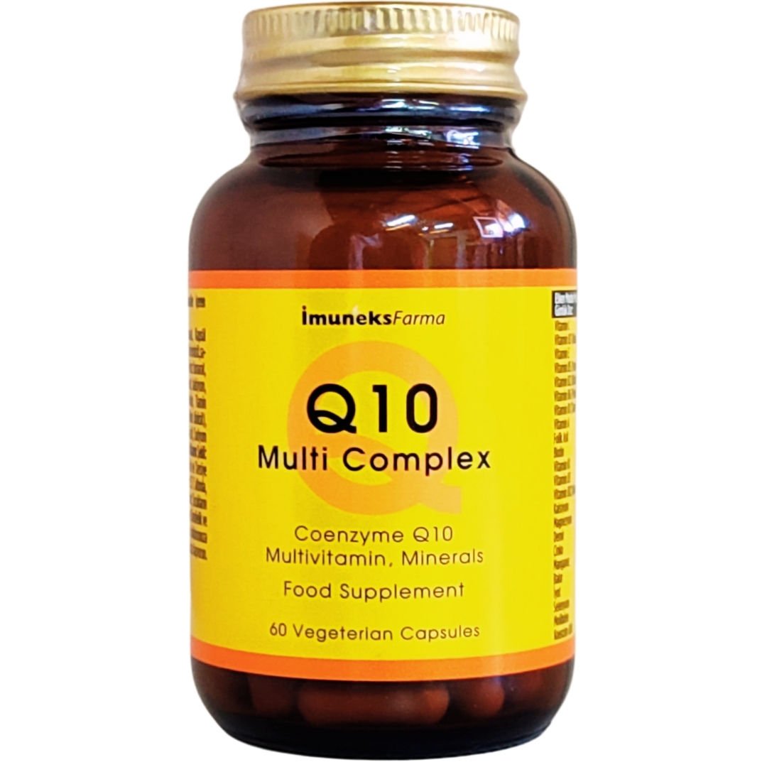Imuneks Farma Q10 Multi Complex Koenzim Q10 Multivitamin Mineraller İçeren 60 Kapsül