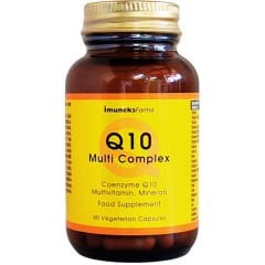 Imuneks Farma Q10 Multi Complex Koenzim Q10 Multivitamin Mineraller İçeren 60 Kapsül