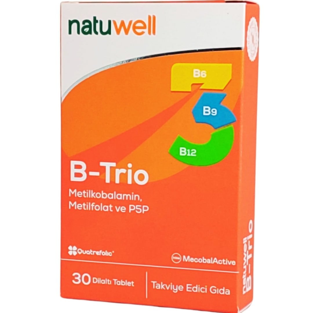 Natuwell B-Trio 30 Dilaltı Tablet