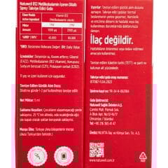 Natuwell B12 1000 ug Takviye Edici Gıda Dilaltı Sprey 5 ml - 33 puf