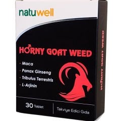 Natuwell Horny Goat Weed (Azgın Teke Otu) 30 tablet