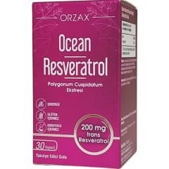 Orzax Ocean Resveratrol 200 mg 30 Kapsül