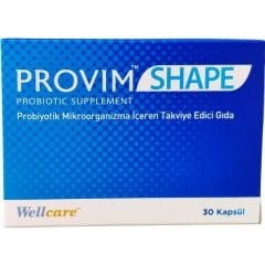 Provim Shape Probiyotik Mikroorganizma İçeren 30 Kapsül