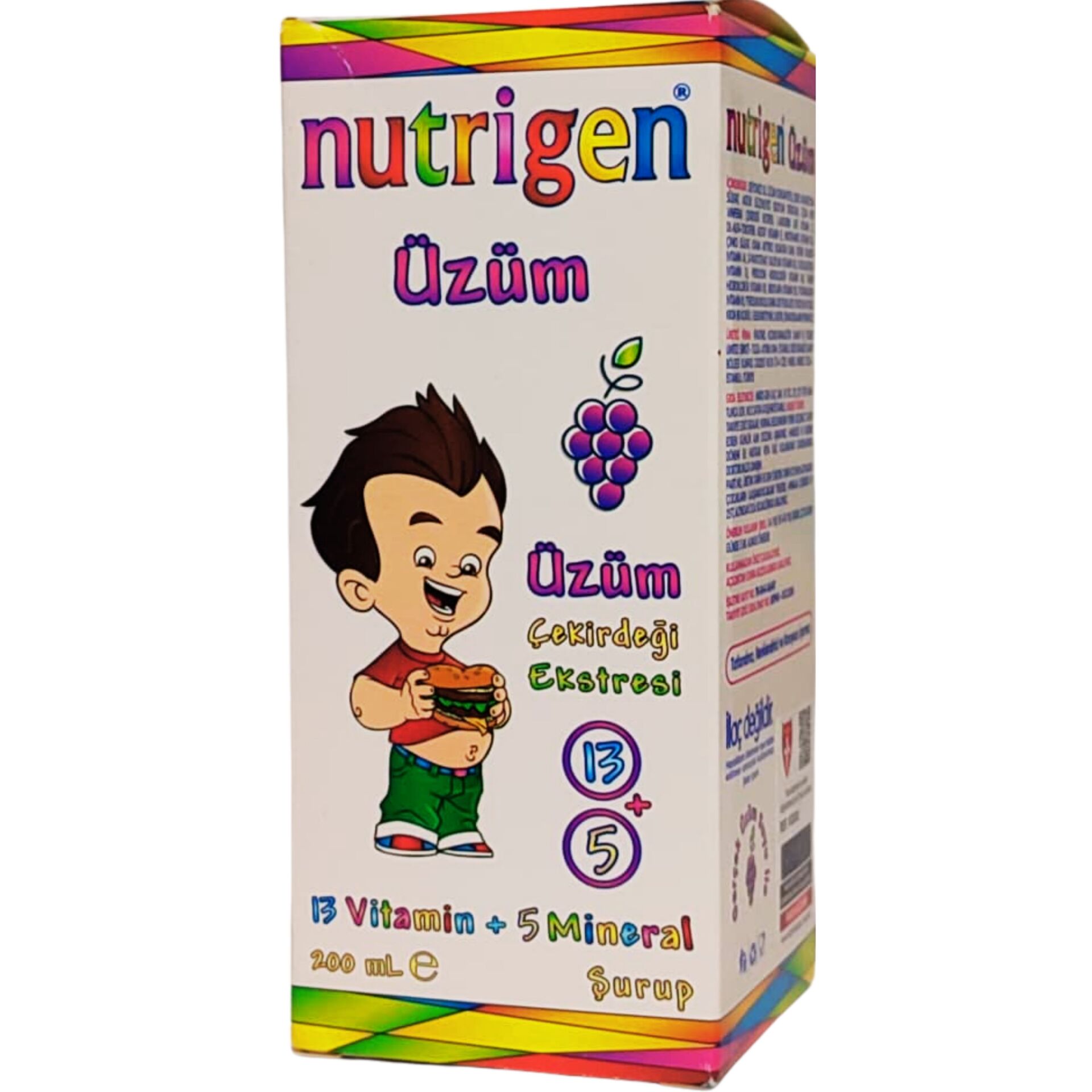 Nutrigen Üzüm Çekirdeği Ekstreli Şurup 200 ml