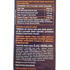 Nutraxin Vitals Omega-3 Ultra 2500 mg 30 Softgel