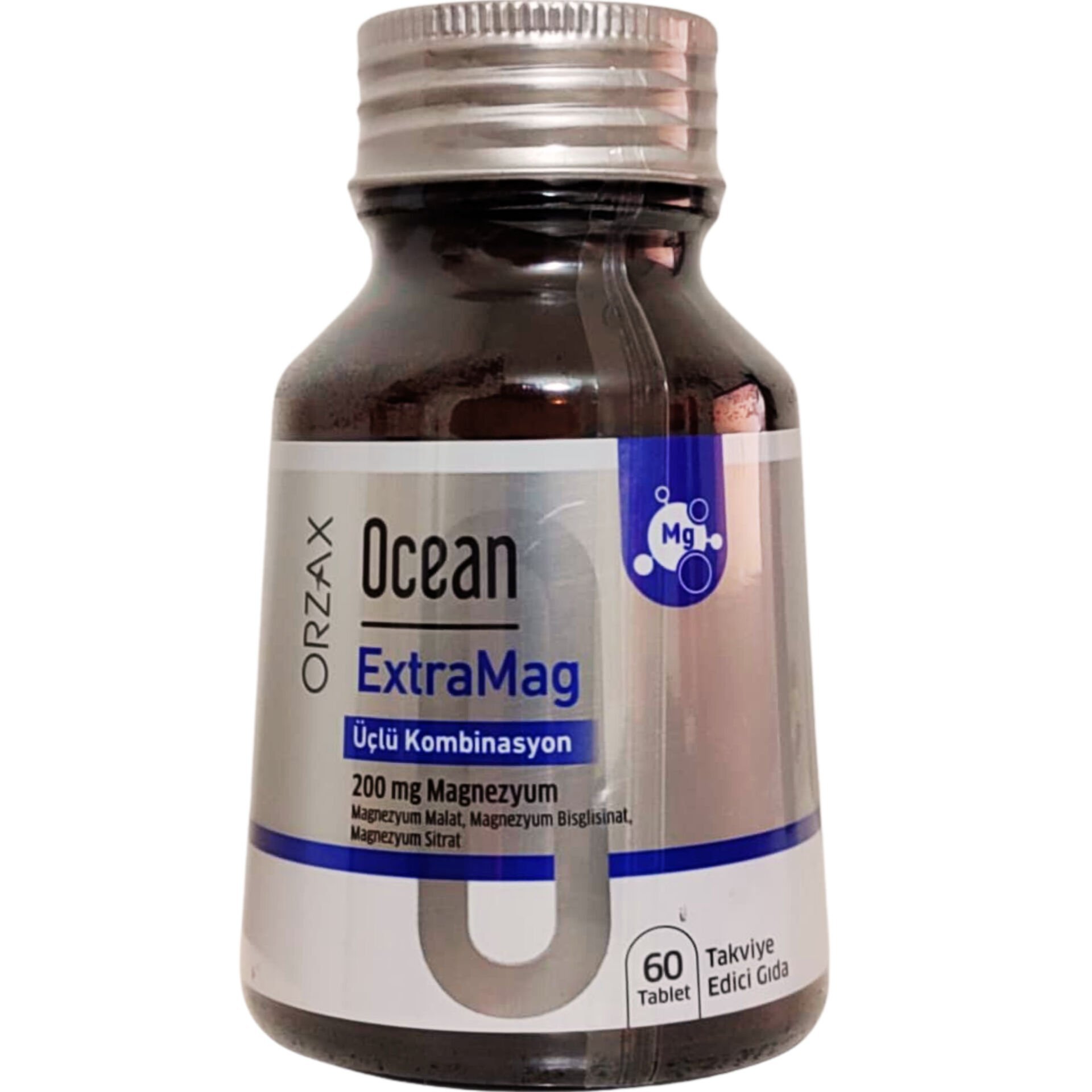 Orzax Ocean ExtraMag Üçlü Magnezyum Kombinasyonu 60 Tablet - Eski Kutu