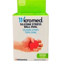 Wicromed Silikon Stres Topu Kırmızı (sert)