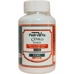 Padrovita Çinko Bakır 60 kapsül