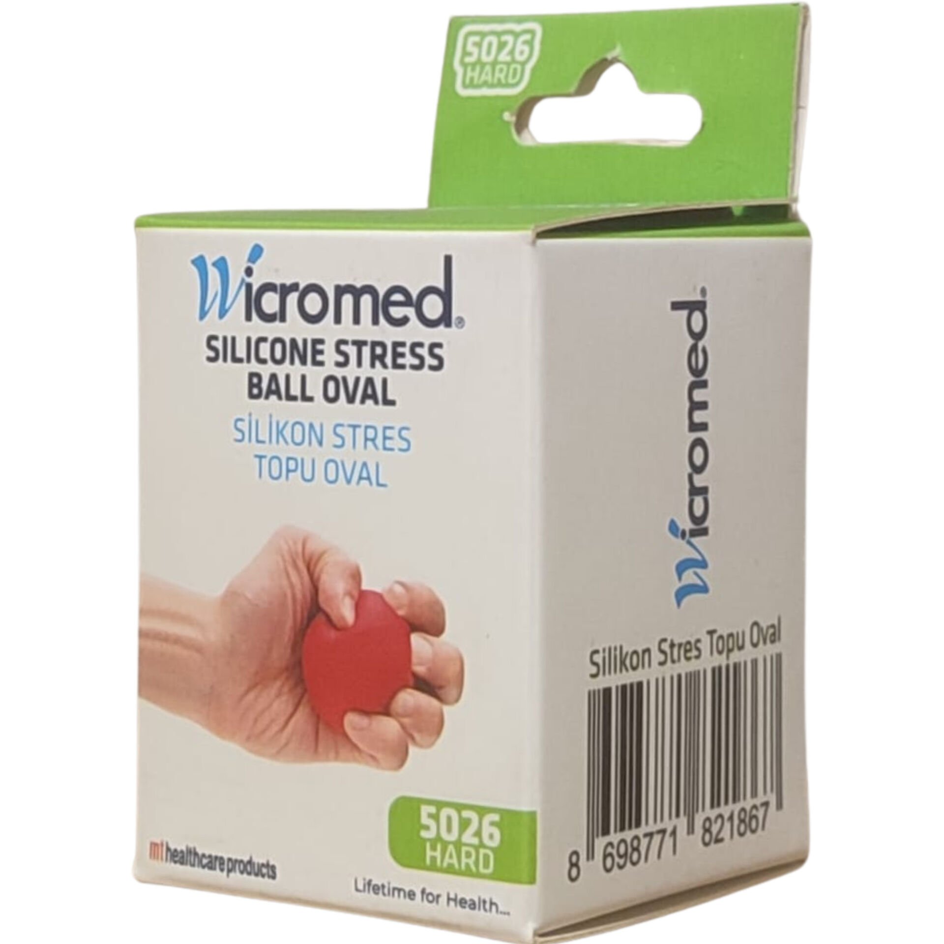 Wicromed Silikon Stres Topu Kırmızı (sert)