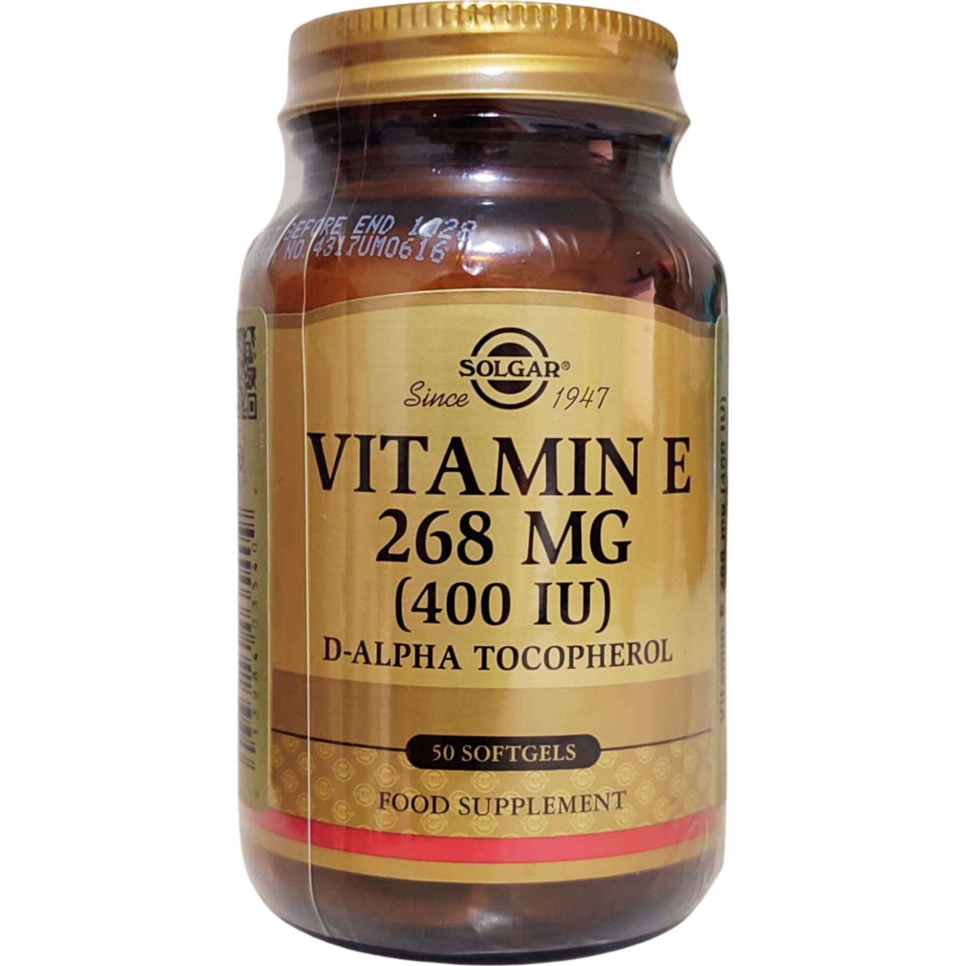 Solgar Vitamin E 400 IU 50 Softgel
