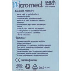 Wicromed Elastik Bandaj 8 cm x 150 cm