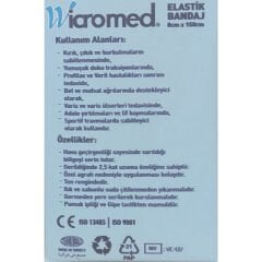 Wicromed Elastik Bandaj 8 cm x 150 cm