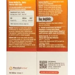 Ocean Methyl B12 Sprey 1000 mcg 10 ml