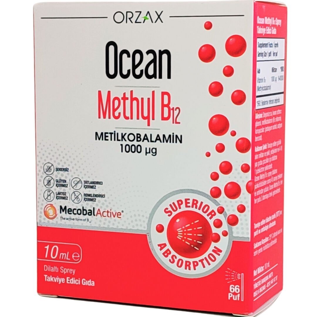 Ocean Methyl B12 Sprey 1000 mg 10 ml