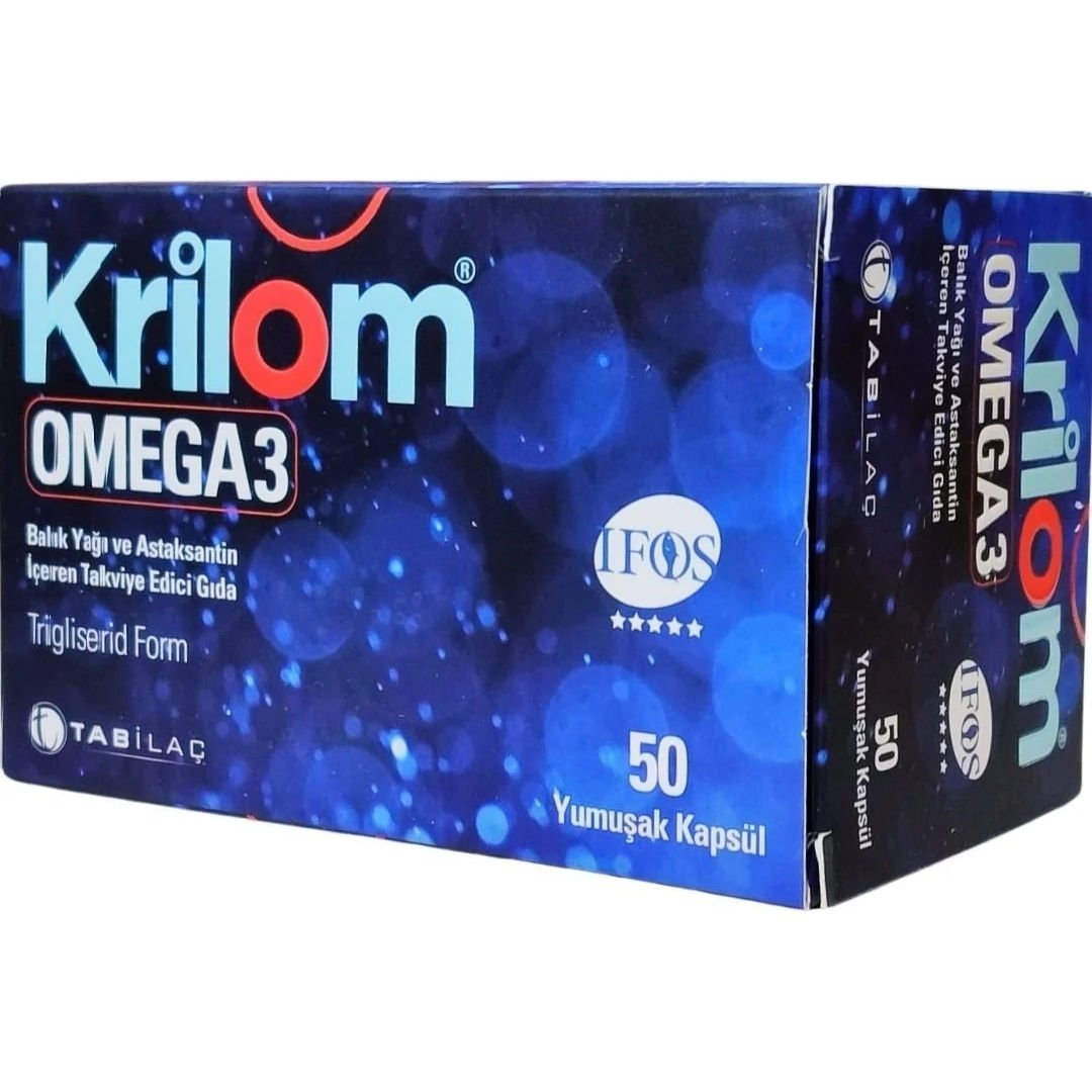Krilom Omega-3 50 Yumuşak Kapsül