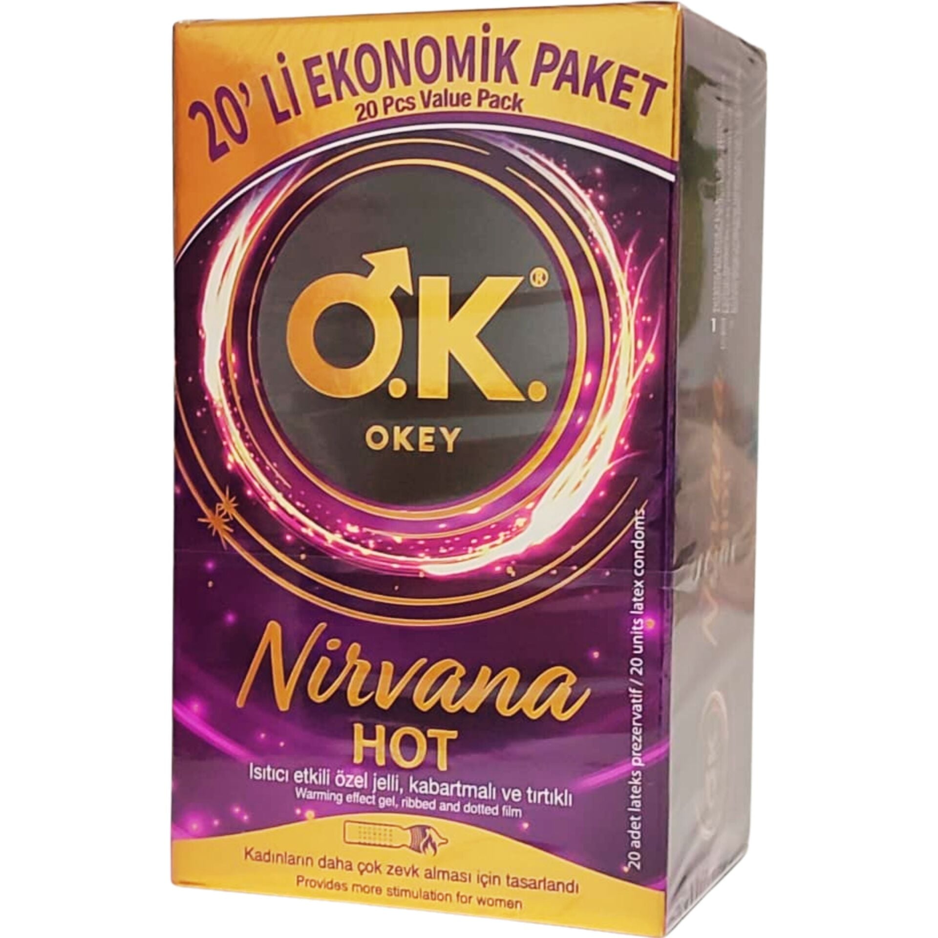 Okey Prezervatif Nirvana Hot 20'li