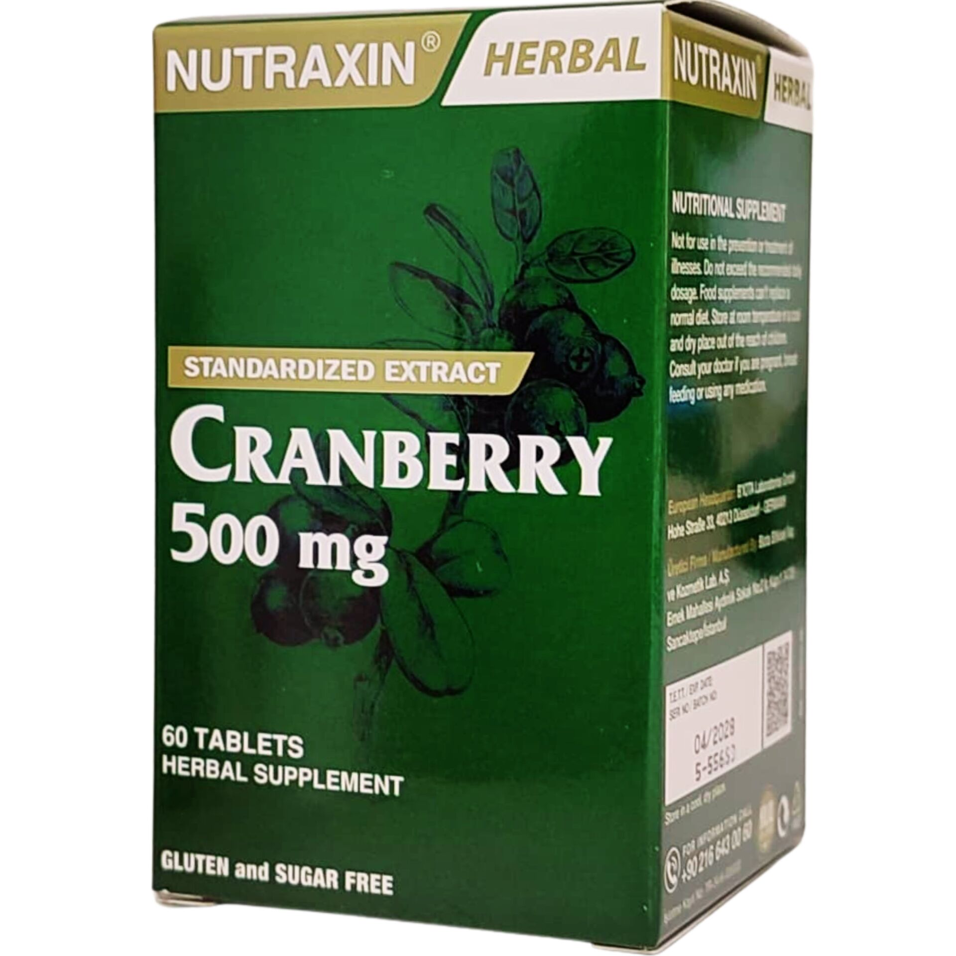 Nutraxin Cranberry 60 Tablet