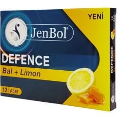 JenBol Defence Pastil Ballı ve Limonlu Bitkisel Drops 12 Adet