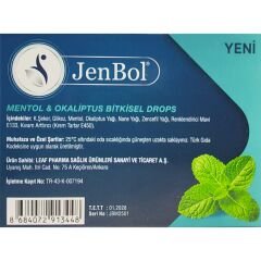JenBol Defence Pastil Mentol ve Okaliptus Bitkisel Drops 12 Adet