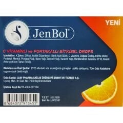 Jenbol Defence Vit.C+Portakal Pastil 12 Drops