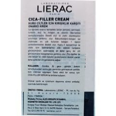 Lierac Paris Cica-Filler Cream Kuru Ciltler İçin 40 ml