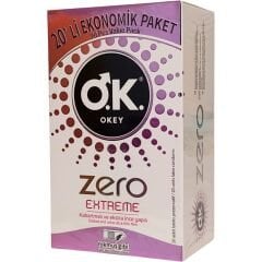 OKEY Zero Extreme Prezervatif 20’li Ekonomik Paket