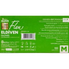 Reflex Flex Yeni Nesil Hibrit Beyaz Eldiven Medium 100'lü