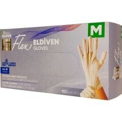 Reflex Flex Yeni Nesil Hibrit Beyaz Eldiven Medium 100'lü