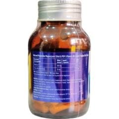 Natuwell Magneline Magnezyum Sitrat P5P - Vitamin B6 30 Kapsül