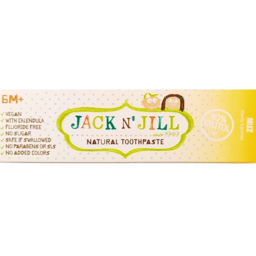 Jack N' Jill Doğal Diş Macunu Organik Muzlu 50 gr