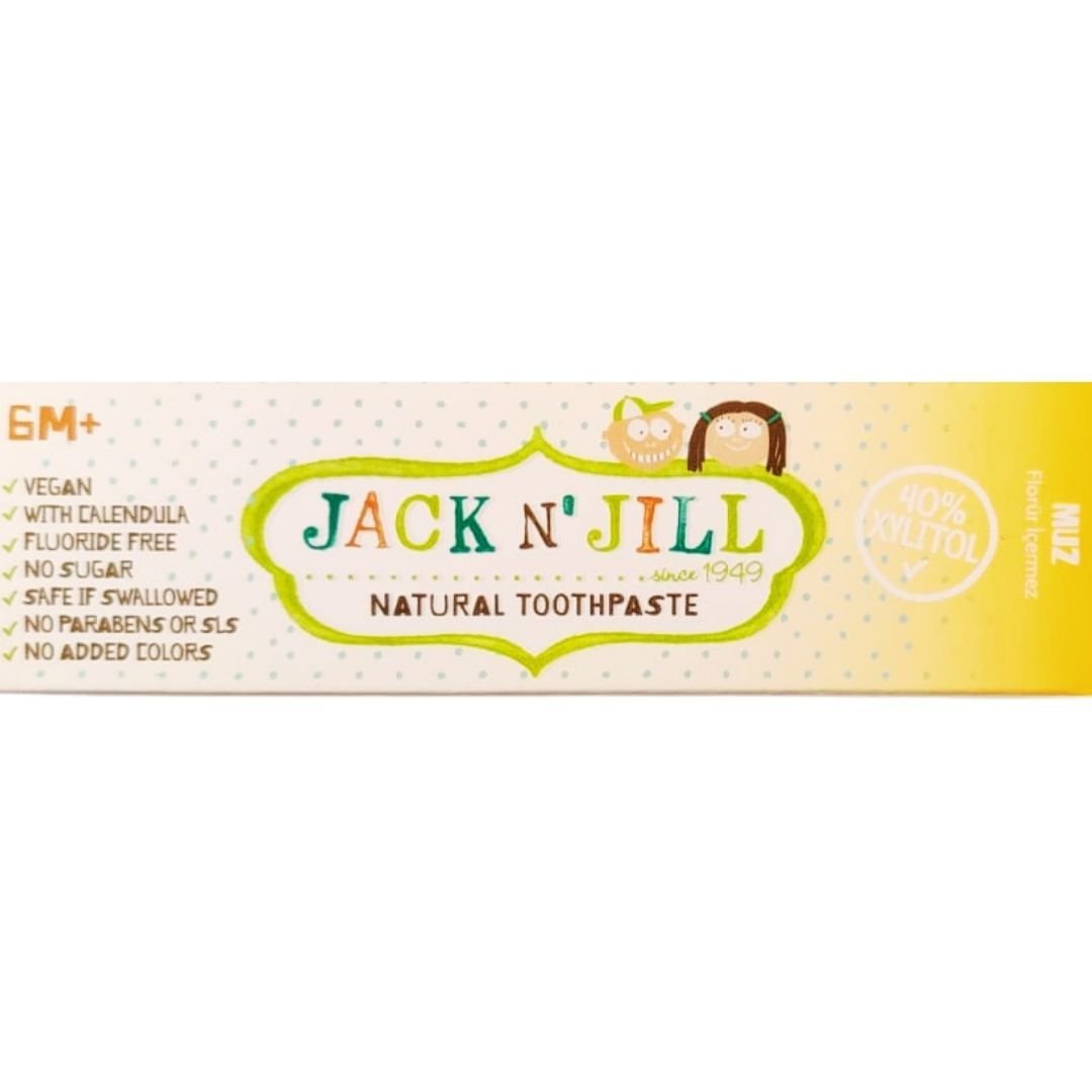 Jack N' Jill Doğal Diş Macunu Organik Muzlu 50 gr