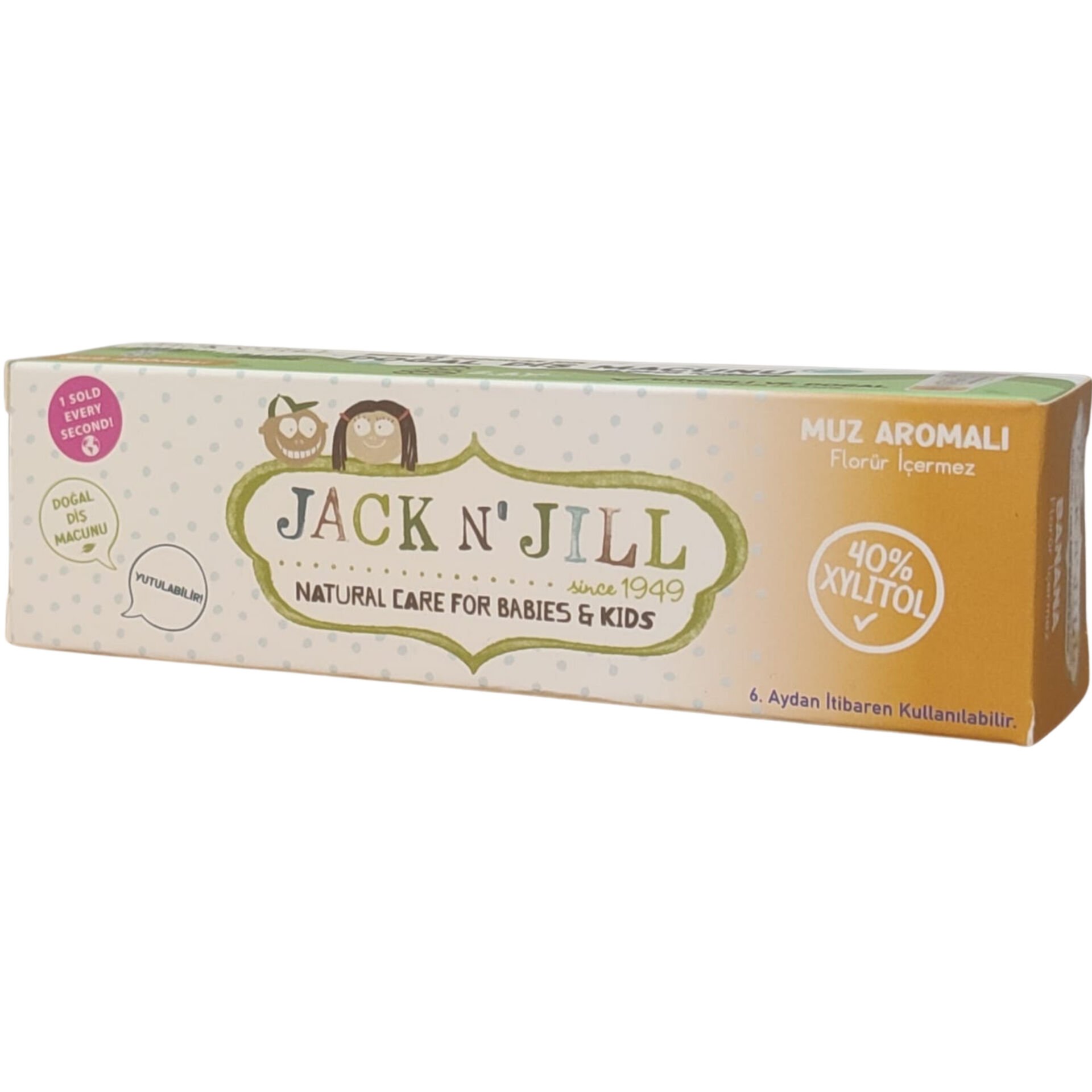 Jack N' Jill Doğal Diş Macunu Organik Muzlu 50 gr