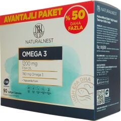 Naturalnest Omega 3 Avantajlı Paket 90 Kapsül