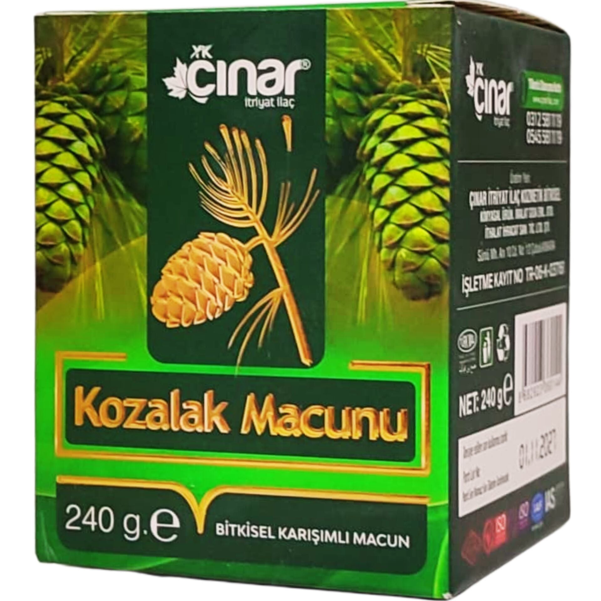 Çınar Kozalak Macunu 240 gr
